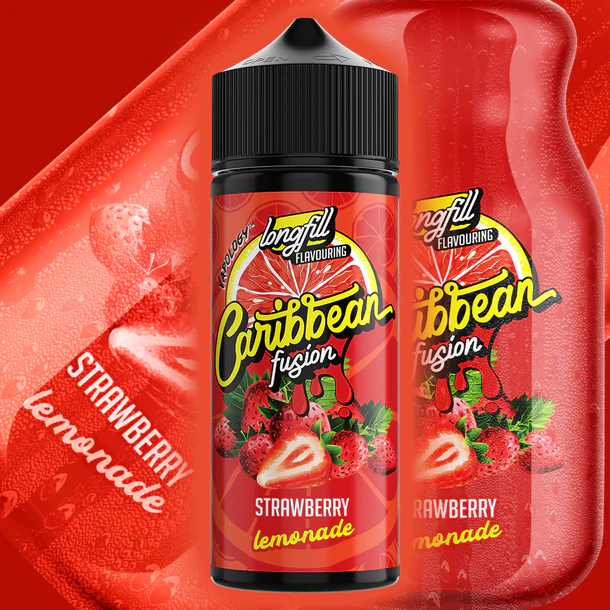 Caribbean Fusion - Strawberry Lemonade  Longfill Freebase