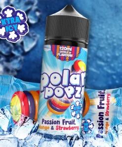 Polar Popz - Passion Fruit, Mango, Strawberry Xtra Longfill Freebase