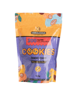 Cannalicious Cookies - Choc-Chip 200mg