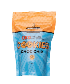 Cannalicious Cookies - Choc Chip 100mg